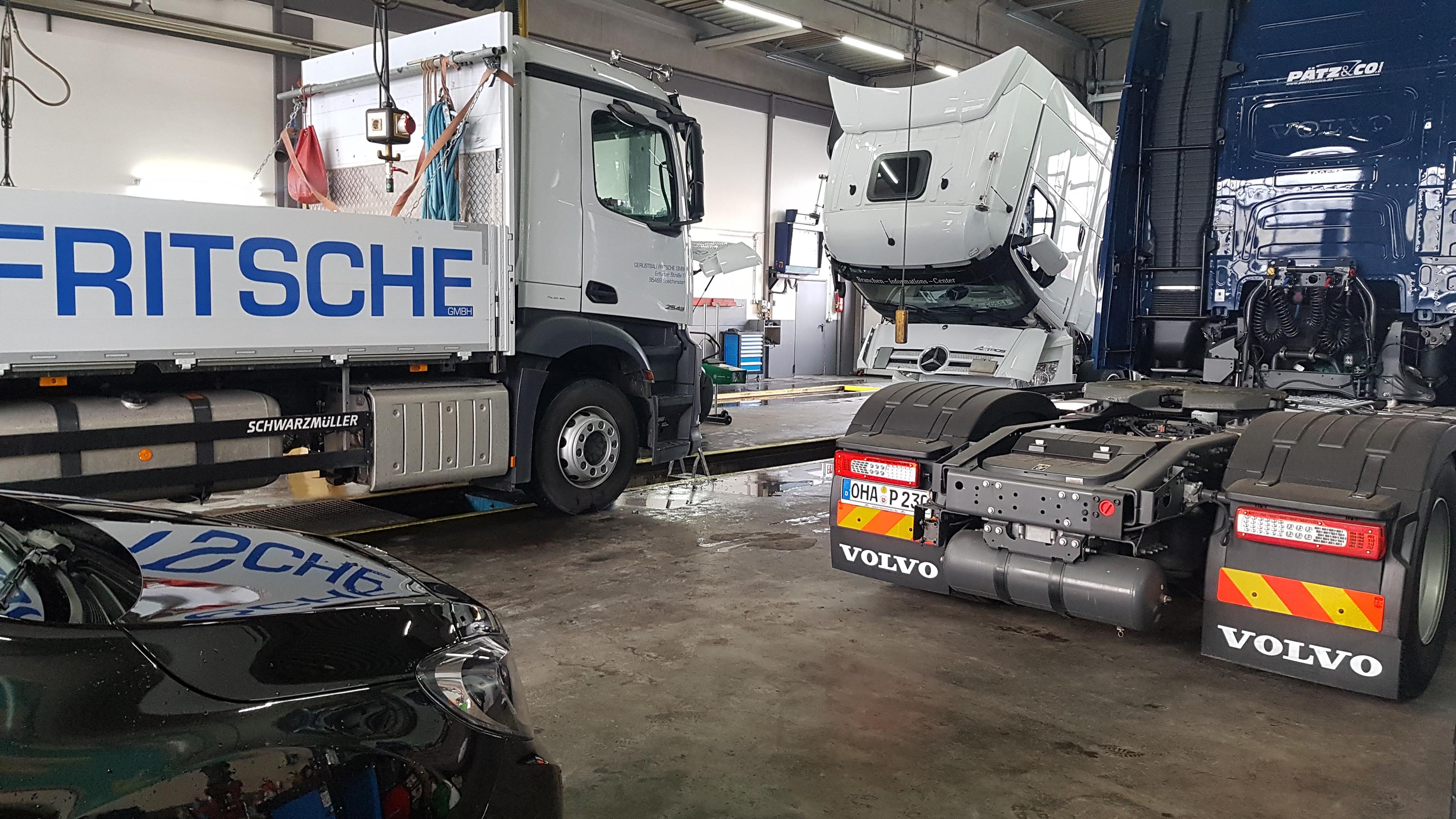 Serviceleistungen der TP Truck & Trailerprofis Hof